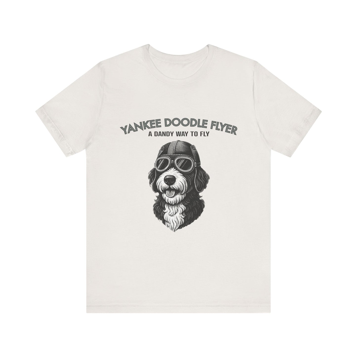 Yankee Doodle Flyer Dog T-Shirt, Funny Pet Lover Tee, Unique Gift for Dog Owners, Perfect for Casual Wear, Summer Vibes