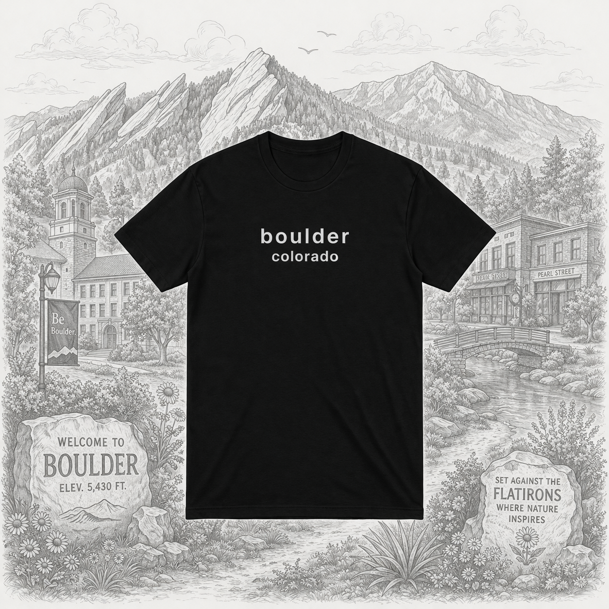 Boulder CO Graphic Tee