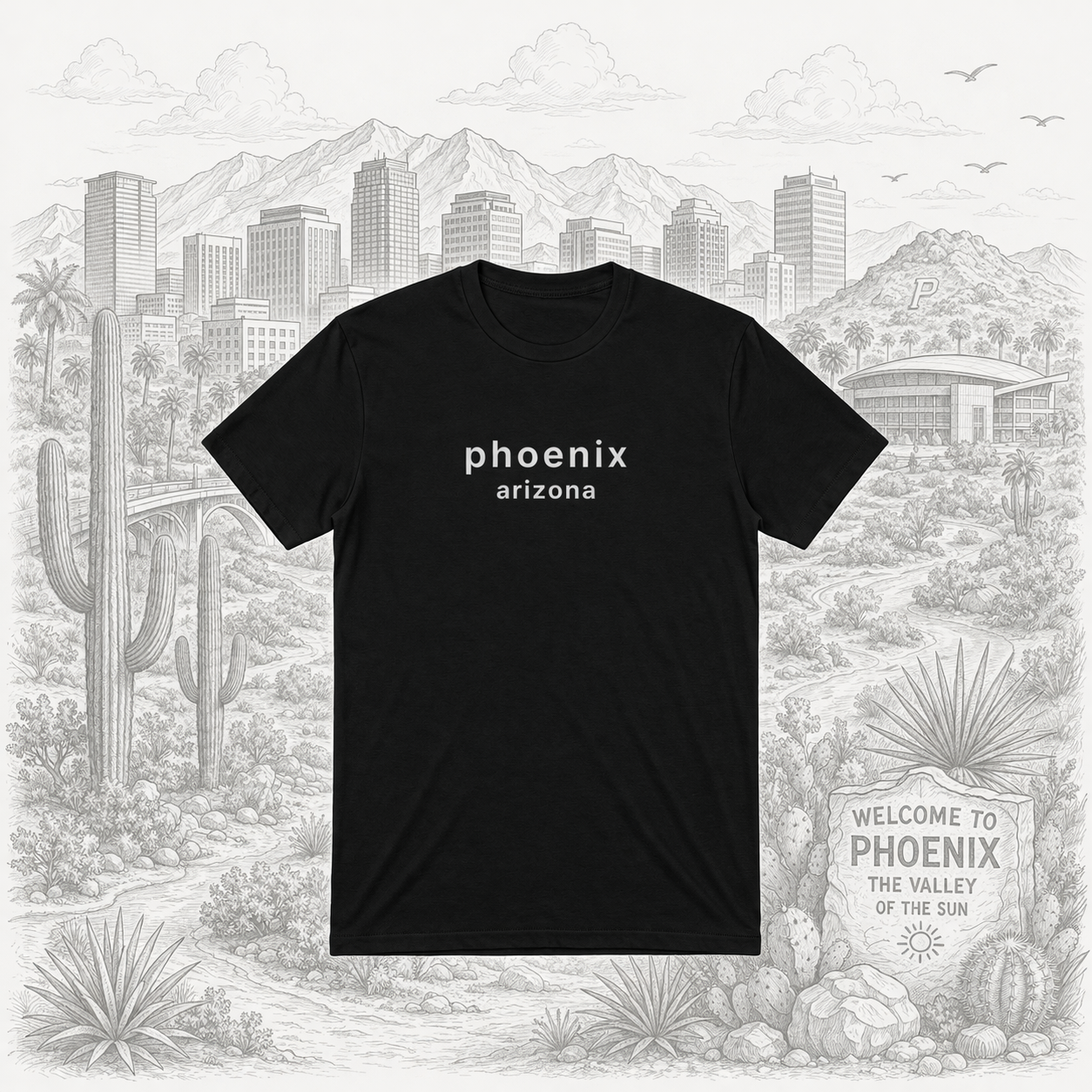 Phoenix AZ Graphic Te