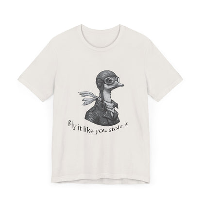 Fly It Like You Stole It Aviator Ostrich - Men's T-Shirt
