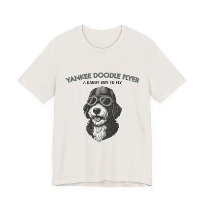 Yankee Doodle Flyer Dog T-Shirt, Funny Pet Lover Tee, Unique Gift for Dog Owners, Perfect for Casual Wear, Summer Vibes