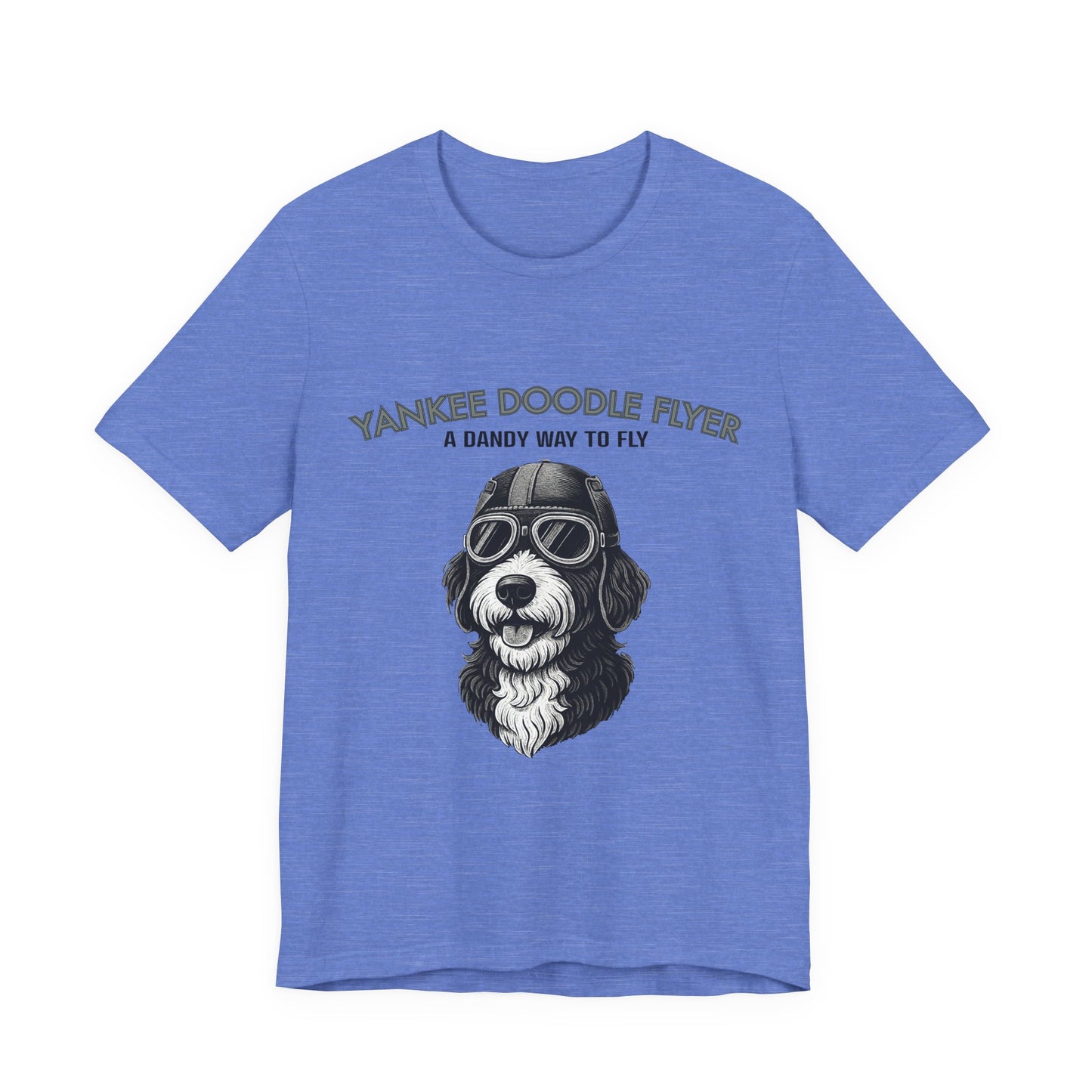 Yankee Doodle Flyer Dog T-Shirt, Funny Pet Lover Tee, Unique Gift for Dog Owners, Perfect for Casual Wear, Summer Vibes