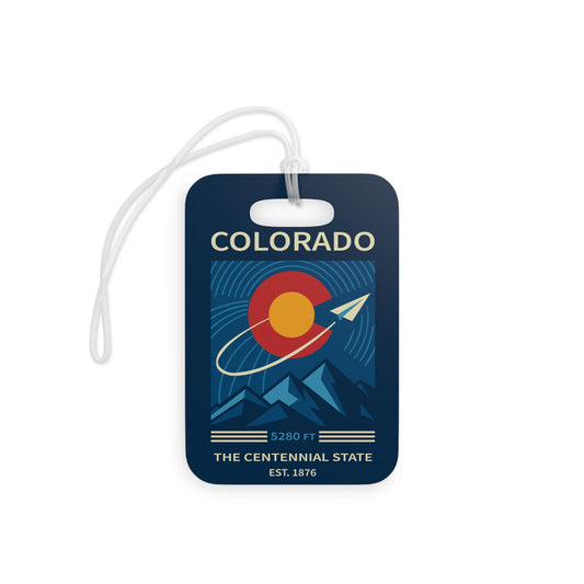 Colorado Contrail Luggage Tag