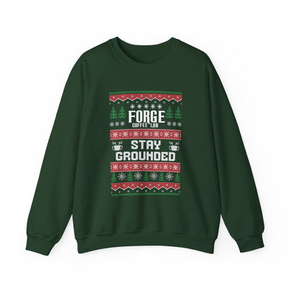 Sweatshirt - "Forge Coffee: Stay Grounded" Holiday Coffee Lover Crewneck