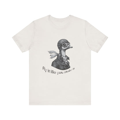 Fly It Like You Stole It Aviator Ostrich - Men's T-Shirt