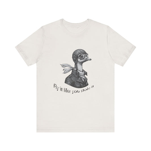 Fly It Like You Stole It Aviator Ostrich - Men's T-Shirt