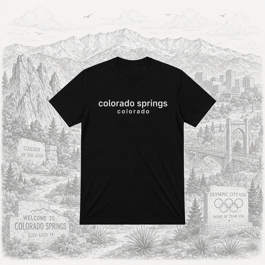 Colorado Springs CO Graphic Tee