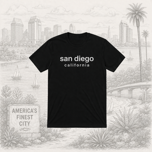 San Diego CA Graphic Tee