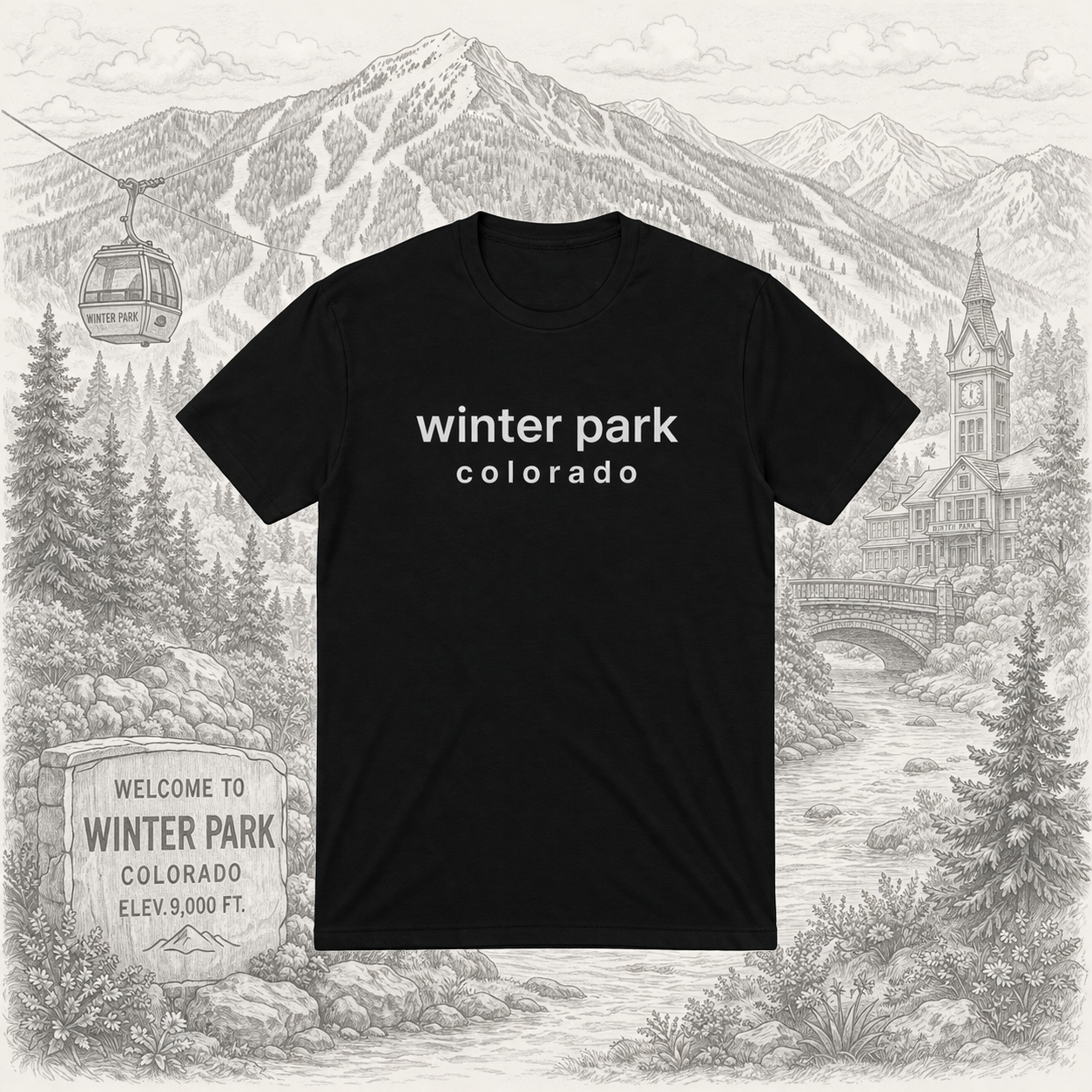 Winter Park CO Graphic Tee